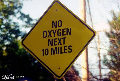 My favorite funny sign. Take a deep breath.